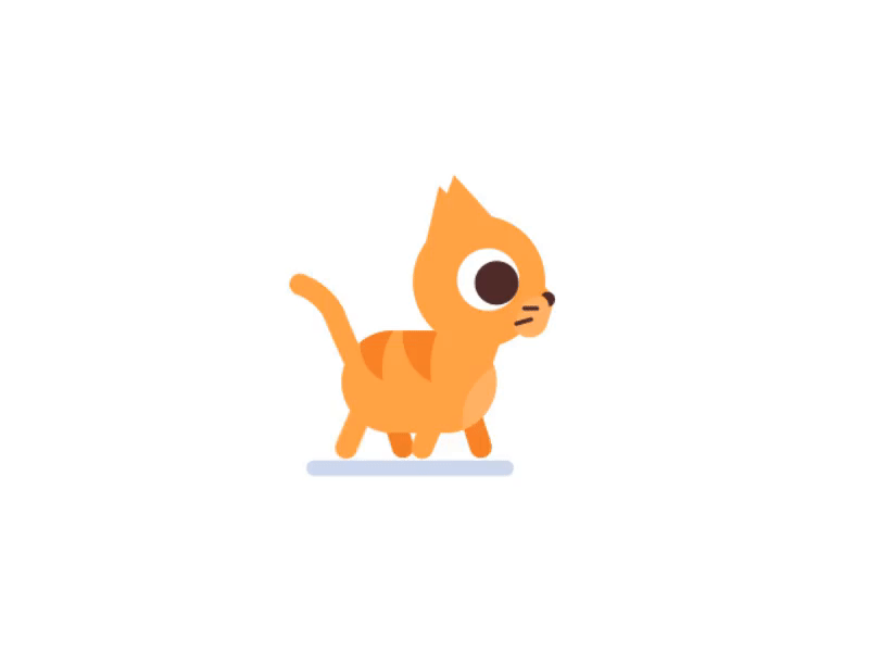 walking cat