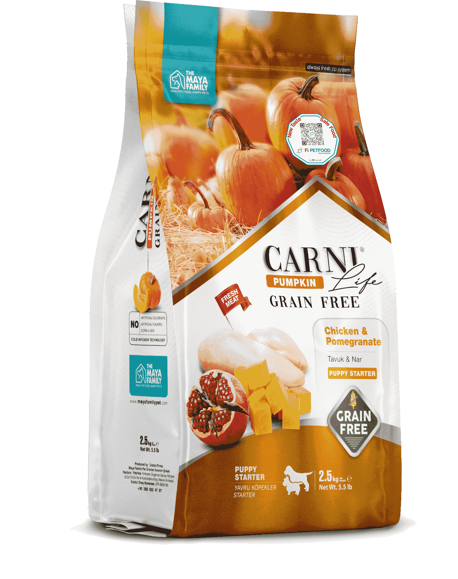 CARNI LIFE PUMPKIN TAHILSIZ TAVUK & NAR görseli
